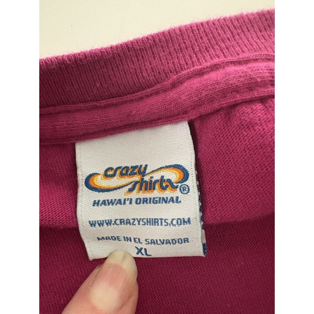 Crazy Shirts Shirt Size XL Magenta Pink Dancing Cats Fun Angel Forest - Picture 9 of 16